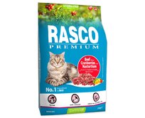 Granule RASCO Premium Sterilized hovězí s brusinkou a lichořeřišnicí 400g