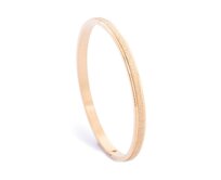 Bangles.cz Náramek chirurgická ocel Shine gold 717 zlatá, 14 - 17 cm, chirurgická ocel