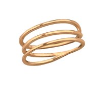 Bangles.cz Prsten Spiral rose gold stříbro 925 Velikost: 5 - 1,5 cm (EU 49 - 50) 1993/5 růžově zlatá, 5 - 1,5 cm (EU 49 - 50), stříbro