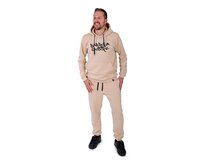 Pánská tepláková souprava s kapucí Barrsa City Spirit Beige Béžová, 3XL, Bavlna