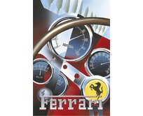 Plechová cedule Ferrari Velikost: A4 (30 x 20 cm) A4 (30 x 20 cm)