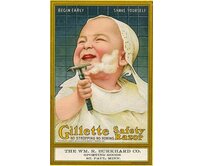 Plechová cedule Gillette Velikost: A4 (30 x 20 cm) A4 (30 x 20 cm)