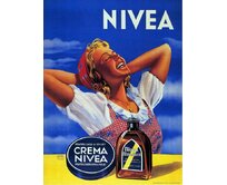 Plechová cedule Nivea Velikost: A4 (30 x 20 cm) A4 (30 x 20 cm)