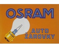 Plechová cedule Osram Velikost: A4 (30 x 20 cm) A4 (30 x 20 cm)