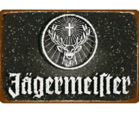 Plechová cedule Jagermeister Velikost: A4 (30 x 20 cm) A4 (30 x 20 cm)