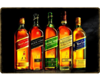 Plechová cedule Johnnie Walker I Velikost: A4 (30 x 20 cm) A4 (30 x 20 cm)