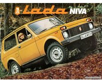 Plechová cedule Lada Niva Velikost: A5 (20 x 15 cm) A5 (20 x 15 cm)