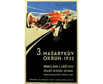 Plechová cedule Grand Prix 1932 Velikost: A5 (20 x 15 cm) A5 (20 x 15 cm)