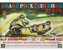 Plechová cedule Grand Prix 1978 Velikost: A5 (20 x 15 cm) A5 (20 x 15 cm)