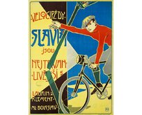 Plechová cedule Velocipedy Slavia Velikost: A5 (20 x 15 cm) A5 (20 x 15 cm)