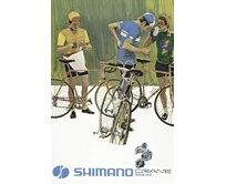 Plechová cedule Shimano Velikost: A5 (20 x 15 cm) A5 (20 x 15 cm)