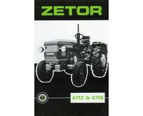 Plechová cedule Zetor 4712 Velikost: A4 (30 x 20 cm) A4 (30 x 20 cm)