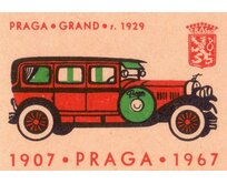 Plechová cedule Praga Grand 1929 Velikost: A4 (30 x 20 cm) A4 (30 x 20 cm)