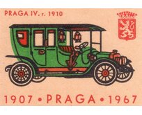 Plechová cedule Praga IV 1910 Velikost: A4 (30 x 20 cm) A4 (30 x 20 cm)