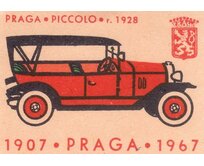 Plechová cedule Praga Piccolo 1928 Velikost: A4 (30 x 20 cm) A4 (30 x 20 cm)