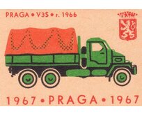 Plechová cedule Praga V3S 1966 Velikost: A4 (30 x 20 cm) A4 (30 x 20 cm)