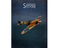 Plechová cedule Spitfire II Velikost: A4 (30 x 20 cm) A4 (30 x 20 cm)