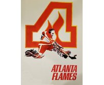 Plechová cedule Atlanta Flames Velikost: A4 (30 x 20 cm) A4 (30 x 20 cm)