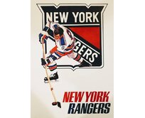 Plechová cedule New York Rangers Velikost: A4 (30 x 20 cm) A4 (30 x 20 cm)