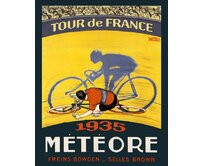 Plechová cedule Tour de France 1935 Velikost: A4 (30 x 20 cm) A4 (30 x 20 cm)