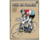 Plechová cedule Tour de France 1963 Velikost: A4 (30 x 20 cm) A4 (30 x 20 cm)