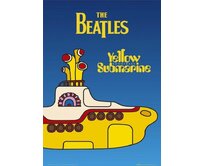 Plechová cedule The Beatles Yellow Submarine Velikost: A4 (30 x 20 cm) A4 (30 x 20 cm)