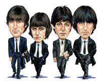 Plechová cedule The Beatles II Velikost: A4 (30 x 20 cm) A4 (30 x 20 cm)