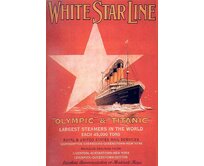 Plechová cedule White Star Line Velikost: A4 (30 x 20 cm) A4 (30 x 20 cm)