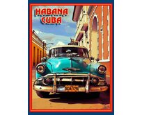 Plechová cedule Habana Cuba Velikost: A4 (30 x 20 cm) A4 (30 x 20 cm)