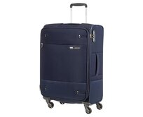 Cestovní kufr Samsonite BASE BOOST 4W M modrá, Textil