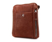 Beverly Hills Polo Club Taška crossbody BHPC hnědá, Syntetická kůže