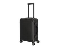 Cestovní kufr Travelite NEXT 2.0 4W S černá, Aluminium