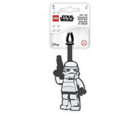 LEGO Star Wars Jmenovka na zavazadlo - Stormtrooper bílá, PVC