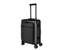 Cestovní kufr Travelite NEXT 2.0 4W S FP černá, Aluminium