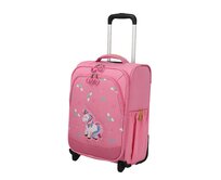 Dětský kufr Travelite Minimover 2W Unicorn růžová, Textil