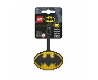 LEGO Batman Jmenovka na zavazadlo - Batman logo černá, PVC