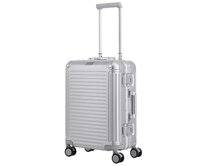 Cestovní kufr Travelite NEXT 4W S stříbrná, Aluminium