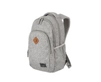 Batoh Travelite Basics Melange A4 šedá, Textil