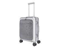 Cestovní kufr Travelite NEXT 4W S FP stříbrná, Aluminium