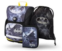 Baagl Školní set  Ergo Batman Storm černá, Textil