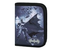 BAAGL Školní penál klasik dvě chlopně Batman Storm černá, Textil