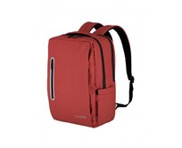 Batoh Travelite Basics Boxy červená, Textil