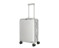 Cestovní kufr Travelite NEXT 2.0 4W S stříbrná, Aluminium