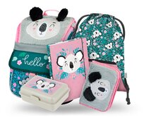 Baagl Školní set zippy Baby Koala II zelená, Textil