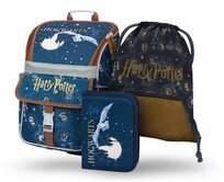 Baagl Školní set Zippy Harry Potter Bradavice modrá, Textil