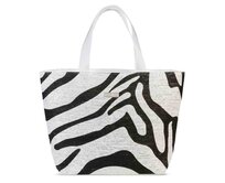 Dámská taška Fabrizio Macro print černá, Textil