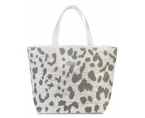 Dámská taška Fabrizio Macro print zelená, Textil