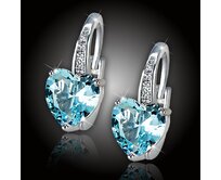 Náušnice Brillance Juliette Aquamarine