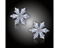 Náušnice La Diamantina Crystal Snowflake