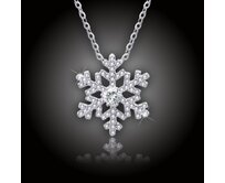 Náhrdelník Charming Crystal Snowflake